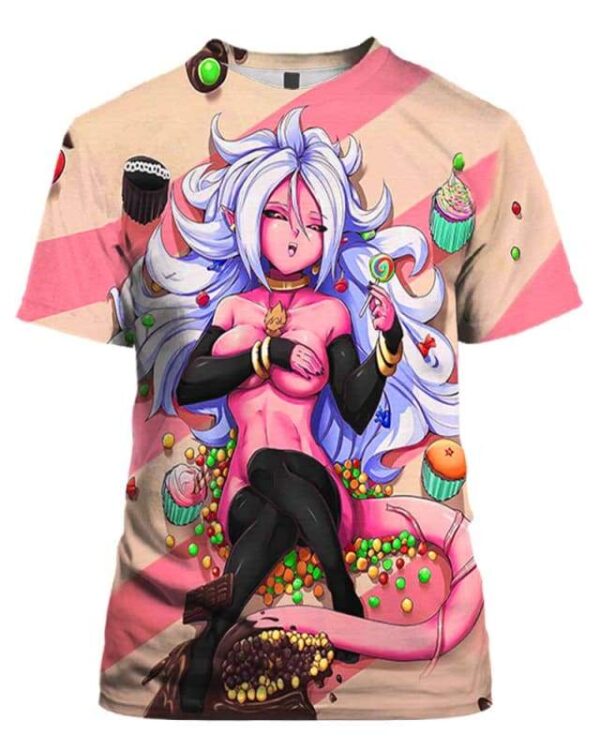 Unleashed Manjin Android 21 - All Over Apparel - T-Shirt / S - www.secrettees.com