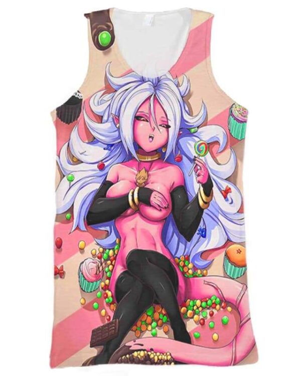 Unleashed Manjin Android 21 - All Over Apparel - Tank Top / S - www.secrettees.com