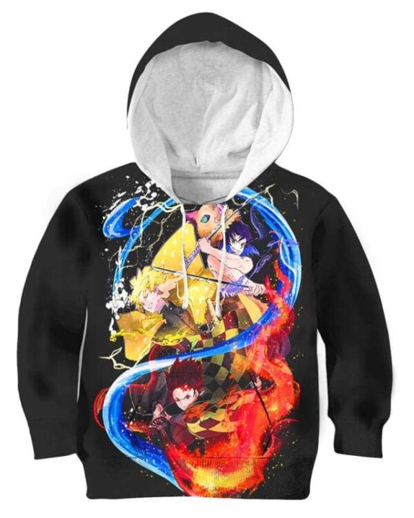 Unrivaled Master - All Over Apparel - Kid Hoodie / S - www.secrettees.com