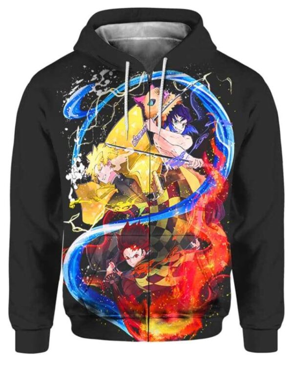 Unrivaled Master - All Over Apparel - Zip Hoodie / S - www.secrettees.com