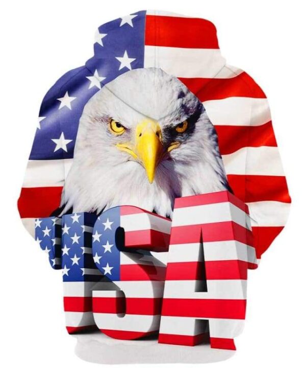 USA Eagle Flag - All Over Apparel - www.secrettees.com