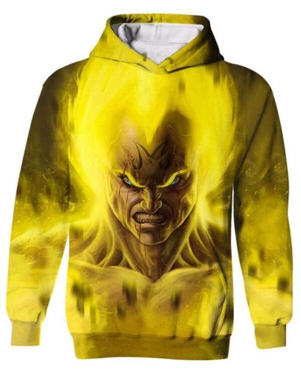 Vegeta Furious - All Over Apparel - Kid Hoodie / S - www.secrettees.com