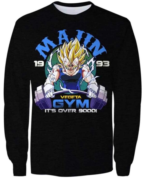 Vegeta Gym - All Over Apparel - Sweatshirt / S - www.secrettees.com