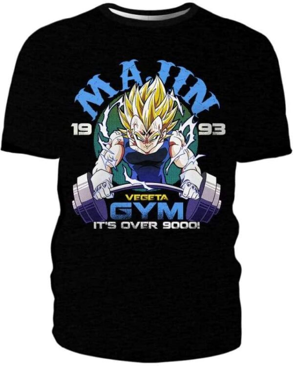 Vegeta Gym - All Over Apparel - T-Shirt / S - www.secrettees.com