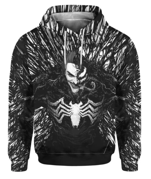 Venom and Joker - All Over Apparel - Hoodie / S - www.secrettees.com