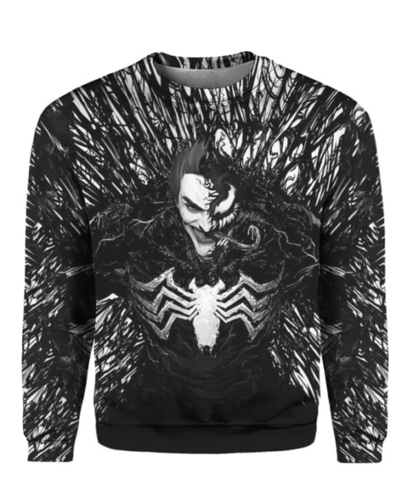 Venom and Joker - All Over Apparel - Sweatshirt / S - www.secrettees.com