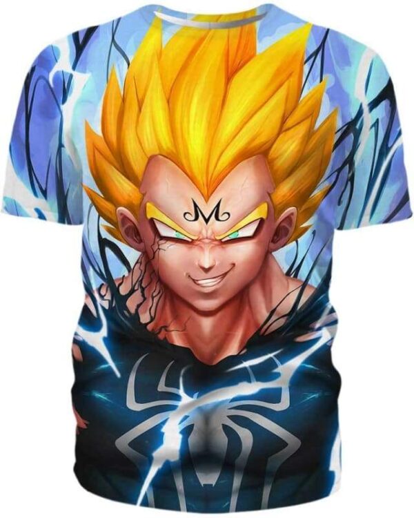 Venom and Vegeta Mashup V1 - All Over Apparel - T-Shirt / S - www.secrettees.com