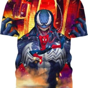 Venom Behind You - Spider Sense - All Over Apparel - T-Shirt / S - www.secrettees.com