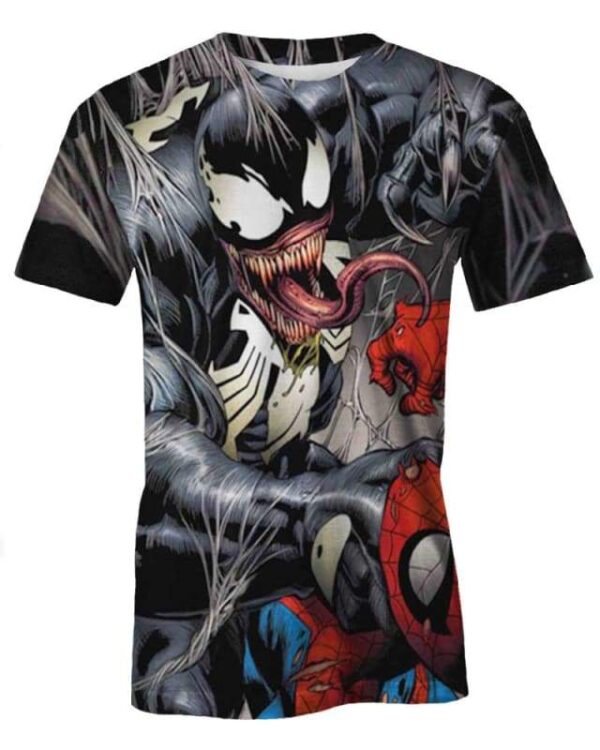 Venom Fight - All Over Apparel - T-Shirt / S - www.secrettees.com