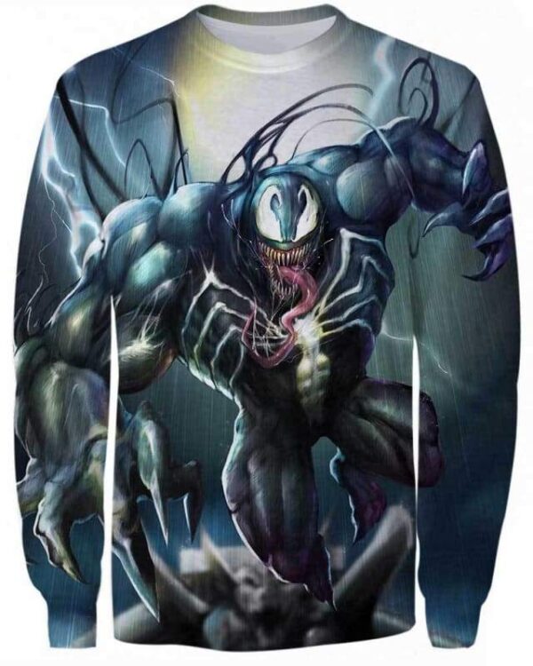 Venom Hunts - All Over Apparel - Sweatshirt / S - www.secrettees.com