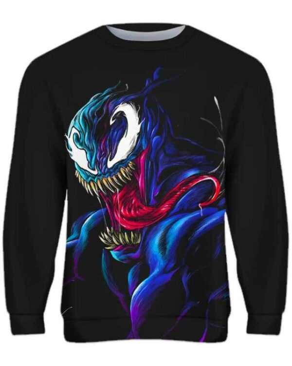 Venom Neon - All Over Apparel - Sweatshirt / S - www.secrettees.com