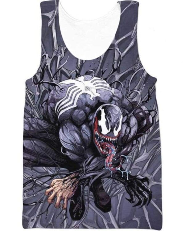 Venom on the Web - All Over Apparel - Tank Top / S - www.secrettees.com