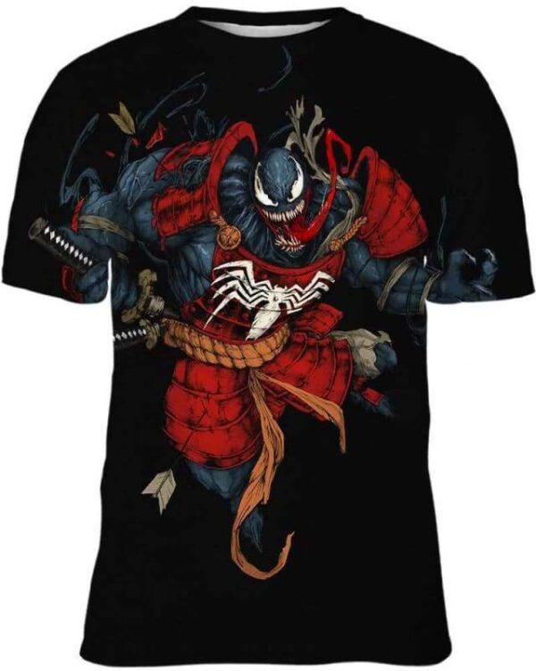 Venom Samurai - All Over Apparel - Kid Tee / S - www.secrettees.com