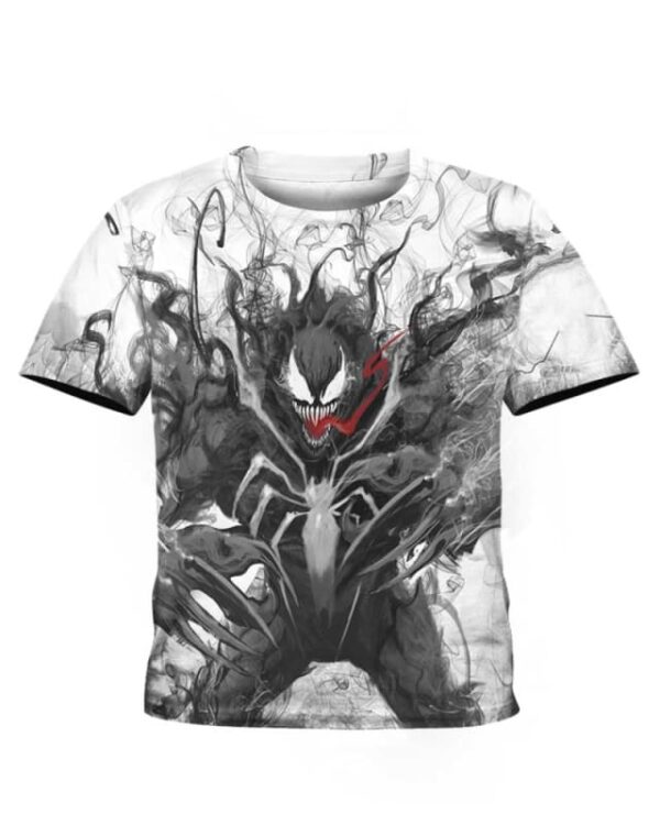 Venom Smoke Effect Art - All Over Apparel - Kid Tee / S - www.secrettees.com