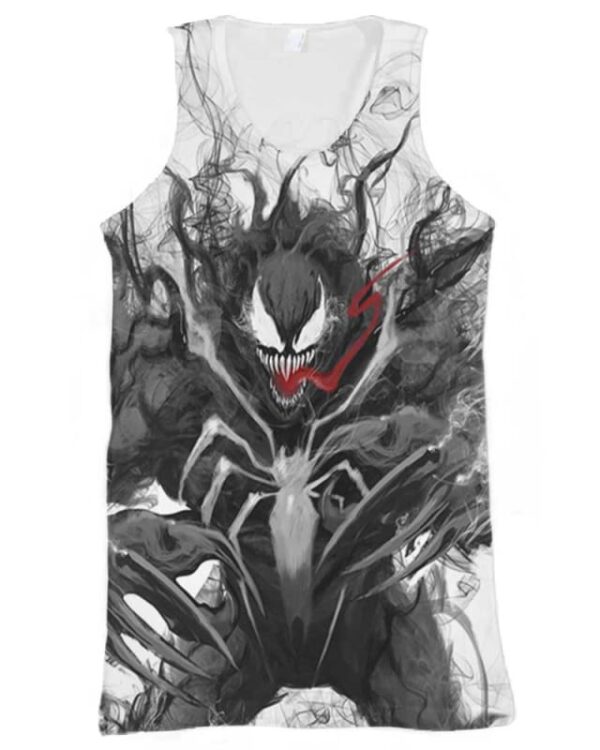 Venom Smoke Effect Art - All Over Apparel - Tank Top / S - www.secrettees.com