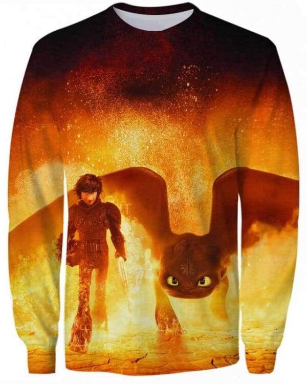 Walk Through Fire - All Over Apparel - Sweatshirt / S - www.secrettees.com