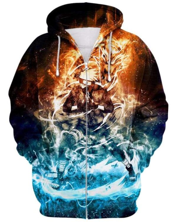 Warm And Cold - All Over Apparel - Zip Hoodie / S - www.secrettees.com