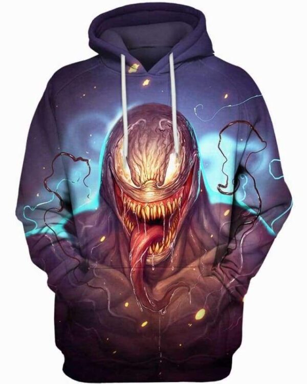 Wicked Tongue - All Over Apparel - Hoodie / S - www.secrettees.com