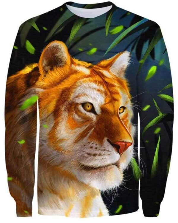 Wild Tiger - All Over Apparel - Sweatshirt / S - www.secrettees.com