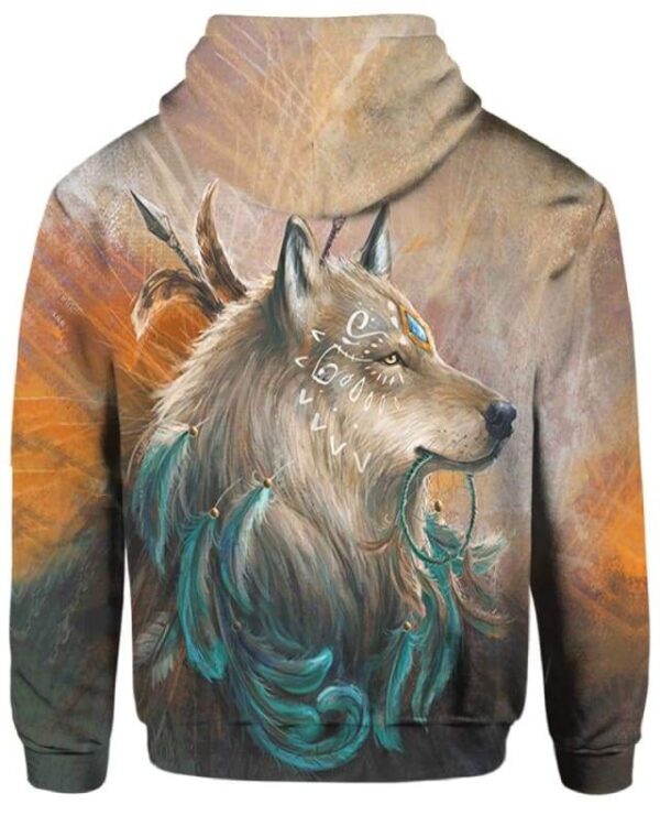 Wolf Blue Stone - All Over Apparel - www.secrettees.com