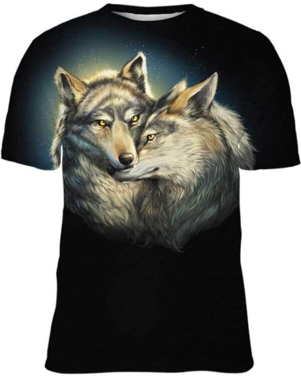 Wolf Mates - All Over Apparel - Kid Tee / S - www.secrettees.com