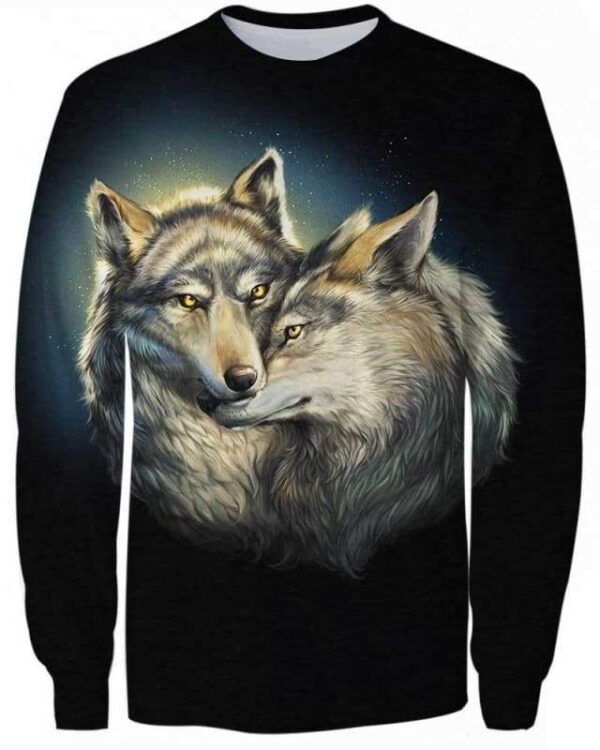 Wolf Mates - All Over Apparel - Sweatshirt / S - www.secrettees.com