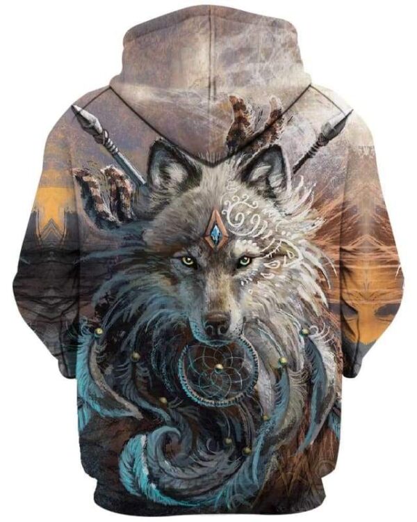 Wolf Warrior - All Over Apparel - www.secrettees.com
