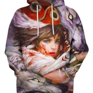 Wolf’s Daughter - All Over Apparel - Hoodie / S - www.secrettees.com