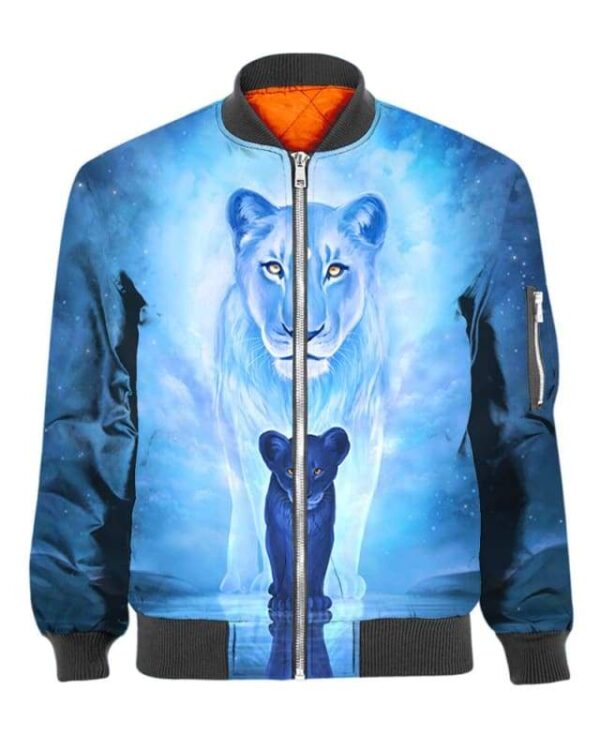 Wolves Blue - All Over Apparel - Bomber / S - www.secrettees.com