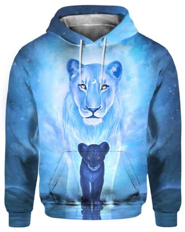 Wolves Blue - All Over Apparel - Hoodie / S - www.secrettees.com