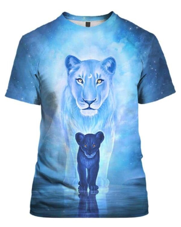 Wolves Blue - All Over Apparel - T-Shirt / S - www.secrettees.com