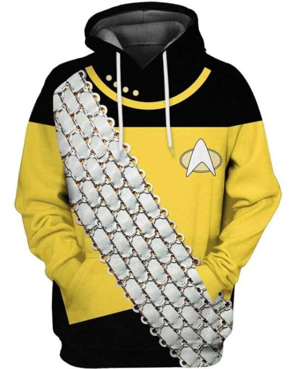 Worf Star Trek Costume - All Over Apparel - Hoodie / S - www.secrettees.com