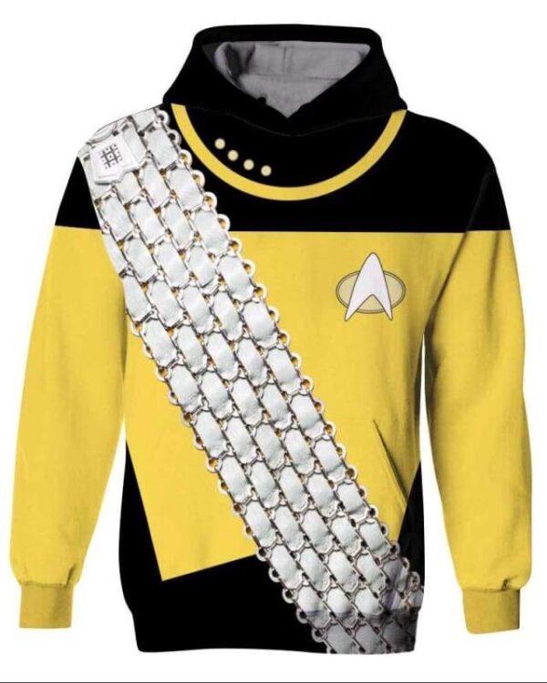 Worf Star Trek Costume - All Over Apparel - Kid Hoodie / S - www.secrettees.com
