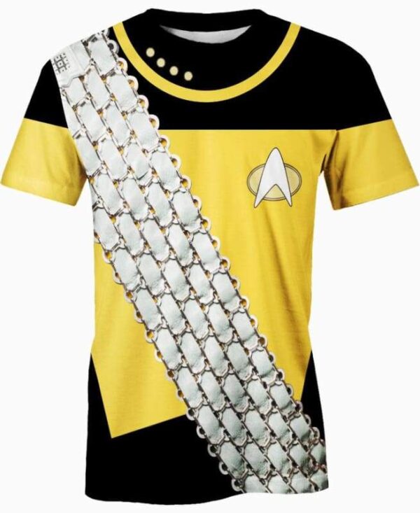 Worf Star Trek Costume - All Over Apparel - T-Shirt / S - www.secrettees.com