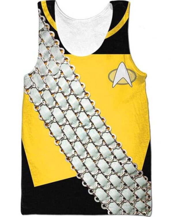 Worf Star Trek Costume - All Over Apparel - Tank Top / S - www.secrettees.com