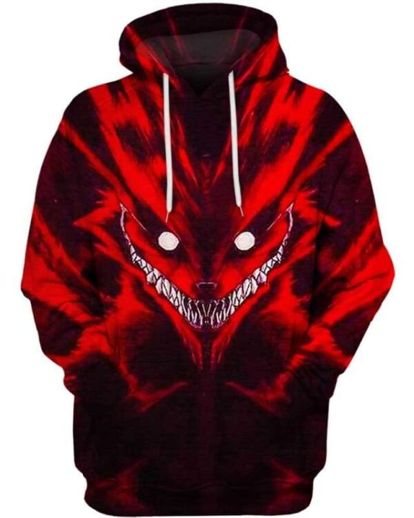 Wrath Of The Nine-Tailed Fox - All Over Apparel - Hoodie / S - www.secrettees.com