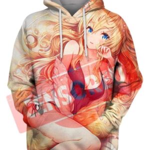 Yellow Hair Lady - All Over Apparel - Hoodie / S - www.secrettees.com