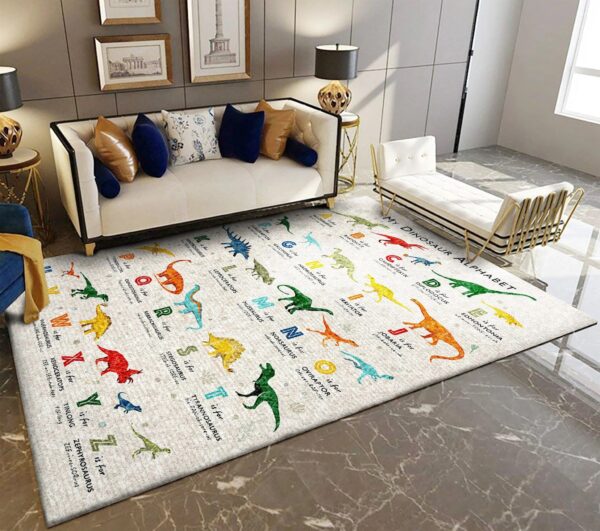 Dinosaur - Area Rectangle Rug Home Decor, Cheap Home Depot Area Rugs