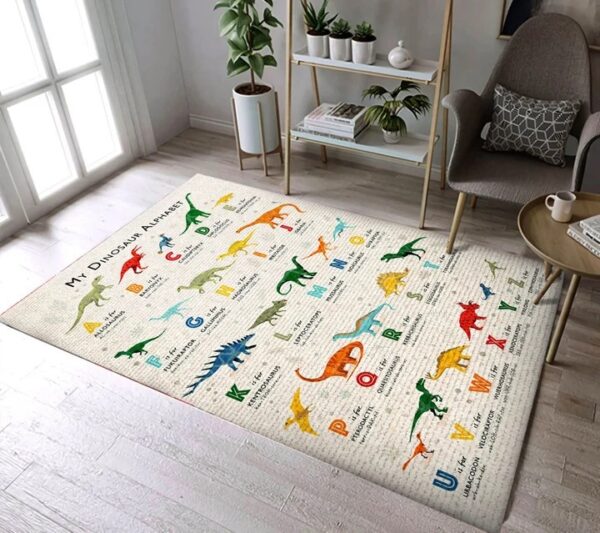 Dinosaur - Area Rectangle Rug Home Decor, Cheap Home Depot Area Rugs