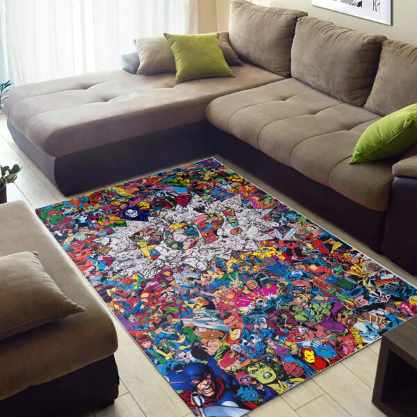 Marvel Comics Area Rug Home Decor, Cheap Home Depot Area Rugs