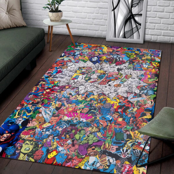 Marvel Comics Area Rug Home Decor, Cheap Home Depot Area Rugs